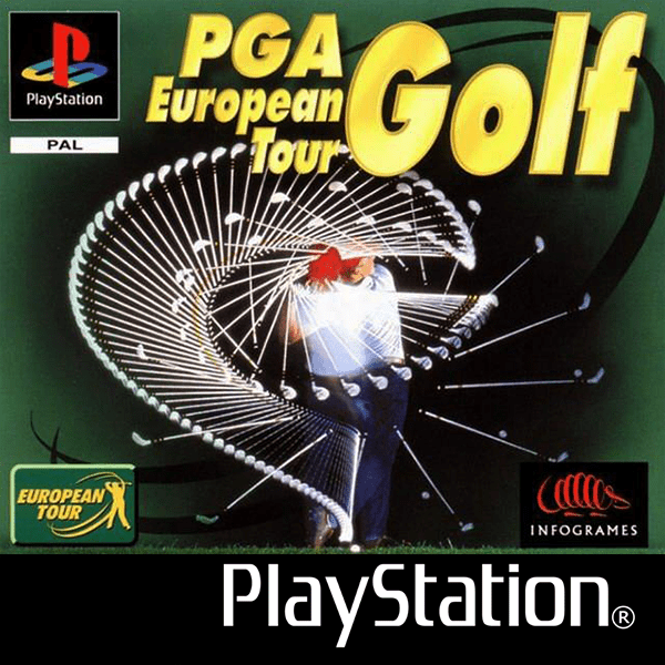 PGA European Tour Golf box art for Playstation